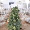Artificial Eucalyptus Leaves Greenery Garland 2 Packs Faux Eucalyptus Garland Plant Spring Garland Vines with White Flowers Berries Table Runner for Wedding Arch Home Party Mantle Decor
